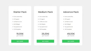 Elementor Tutorial: Pricing Table with Elementor and Wordpress