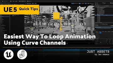 Unreal Engine Quick Tip | Easiest Way To Loop Animation - Using Curve Channels