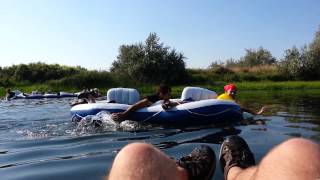Floating on the Yakima river
