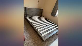 ZINUS Brock Metal and Wood Platform Bed Frame // Solid Acacia Wood Mattress review ZINUS Brock Metal and Wood Platform Bed Frame // Solid Acacia Wood Mattress review