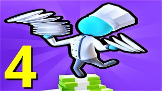 🍔 Buffet Boss 🍗 GAMEPLAY Part 4 MAXED Out 1st Restaurant (Android, iOS)