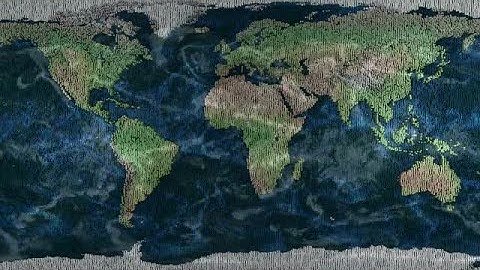 Stylized World Map Stock Motion Graphics