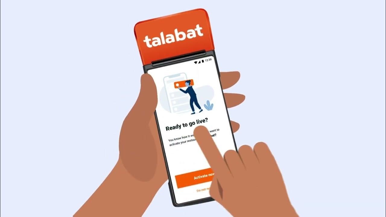 How to activate your talabat device for the first time YouTube