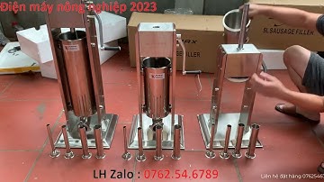 Máy đùn xúc xích, nhồi lòng lợn, dồi chó đa năng 3L 5L 7L có giá bao nhiêu