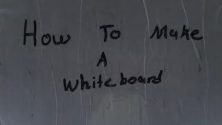Details How to make a DIY WHITEBOARD AT HOME!! | Basic Learning | Basic Crafts Guide
