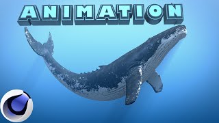 Quick Lesson/Animation of a Whale Model in Cinema 4d/Анимация Кита в Cinema 4D