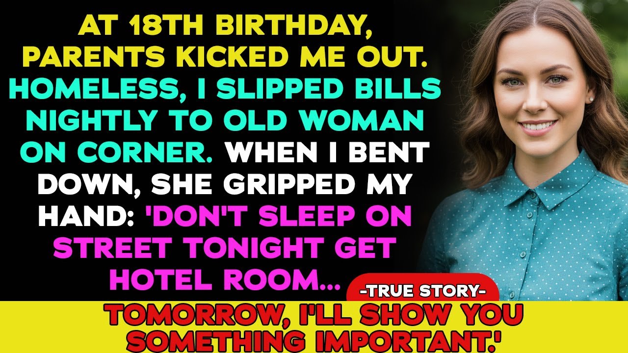At Family Party, I Was Kicked Out, Left Homeless, Yet One Stranger’s Whisper Changed Everything...