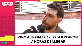 He came to Cordoba for work, and everything was stolen from him.