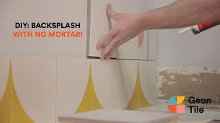 Famous DIY: Tile Backsplash With No Mortar Net Worth