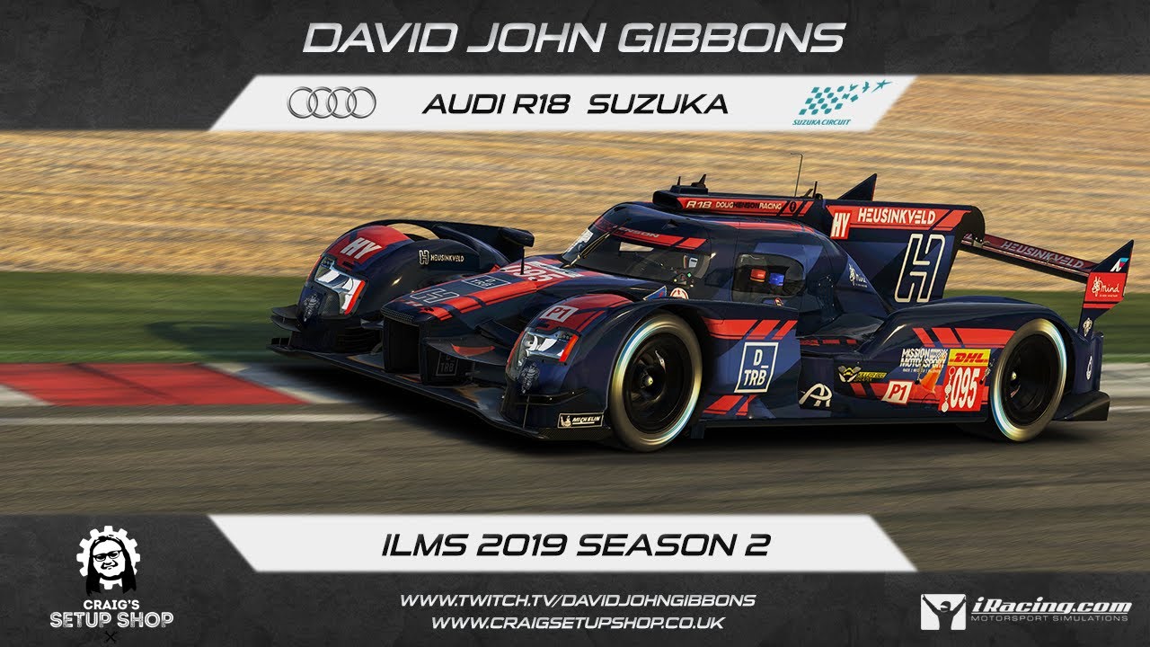 iRacing | Craig Setup Shop Audi R18 Suzuka Hot Lap