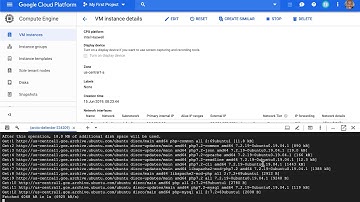 Google Cloud Platform - Configure and Install LAMP and PHPMyadmin on Ubuntu 19.04 Virtual Machine