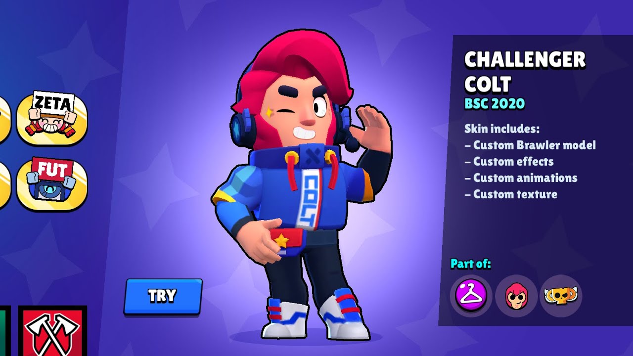Challenger colt gameplay | The rarest skin of brawl stars - YouTube