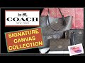 COACH BAG COLLECTION IN SIGNATURE CANVAS