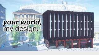 Designing Buildings for Viewers' Minecraft Cities