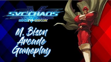 SVC Chaos SNK Vs. Capcom: M. Bison Arcade Gameplay
