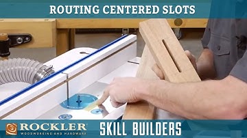 Routing Slots Through a Workpiece | Rockler Skill Builder