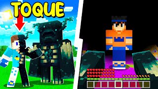 ME TRANSFORMO EM TUDO QUE EU TOCAR NO MINECRAFT!!