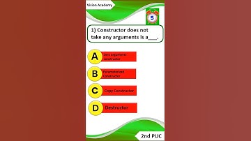 2nd puc computer science mcq questions part 12 #shorts