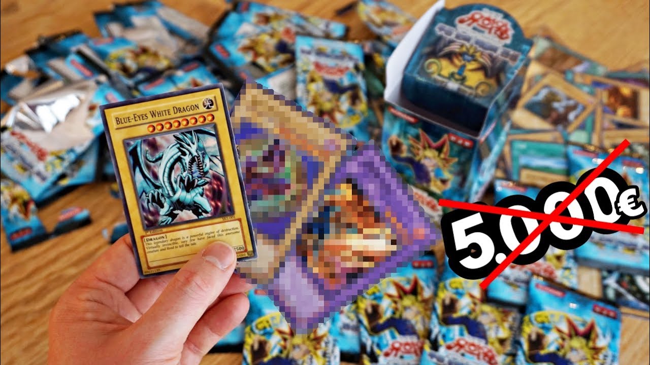 Ich öffne ein Yugioh Legend of Blue Eyes White Dragon Booster Display
