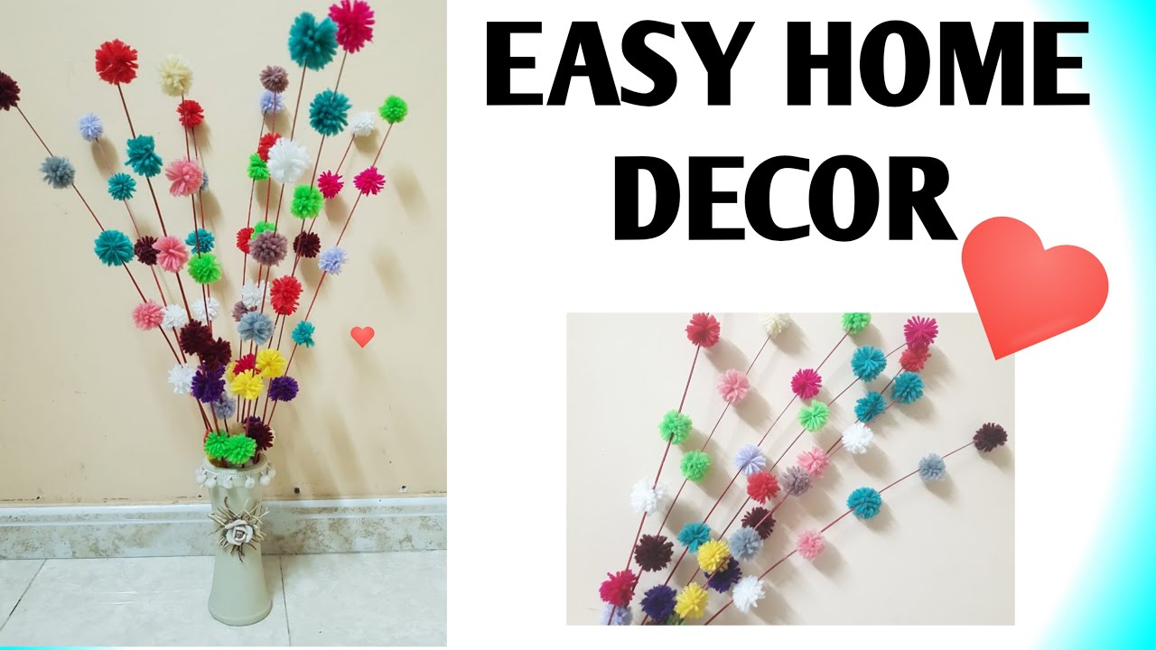 Easy Woolen Thread Craft DIY Home Decor YouTube