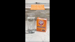 5 Benefits of Drinking Water with Baking Soda #shorts