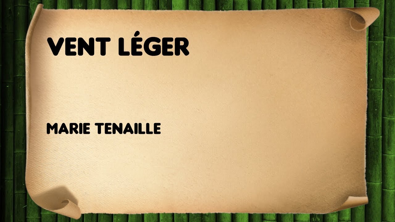 Vent léger Marie Tenaille YouTube — free download