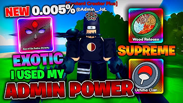 MAX RANK UNLOCKED: How I Used ADMIN ABUSE to Get EXOTIC POWER in Anime Eternal! Here