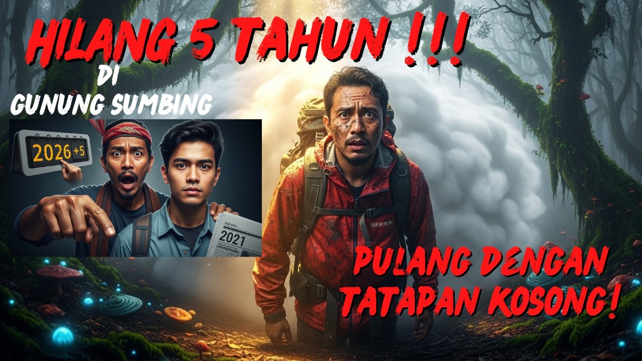 HILANG 5 TAHUN DI GUNUNG SUMBING! Ditemukan Warga Masih Pakai Baju yang Sama. 
