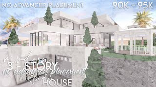 ROBLOX | Bloxburg: No Advanced Placement 95K Modern Aesthetic Family Hillside House | Build & Tour
