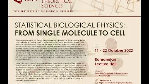 Dynamics and Economy of Molecular Machines (Lectur...