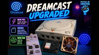 Sega Dreamcast GDEMU, PSU and fan (sorta) upgrade. If i can do it, you can do it!! 😃