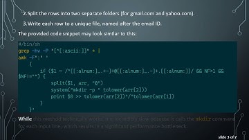 How to Efficiently Split a Log File into Multiple Files by Email Domain