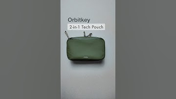 Orbitkey 2-in-1 Tech Pouch Olive | Ultimate Tech Organizer!