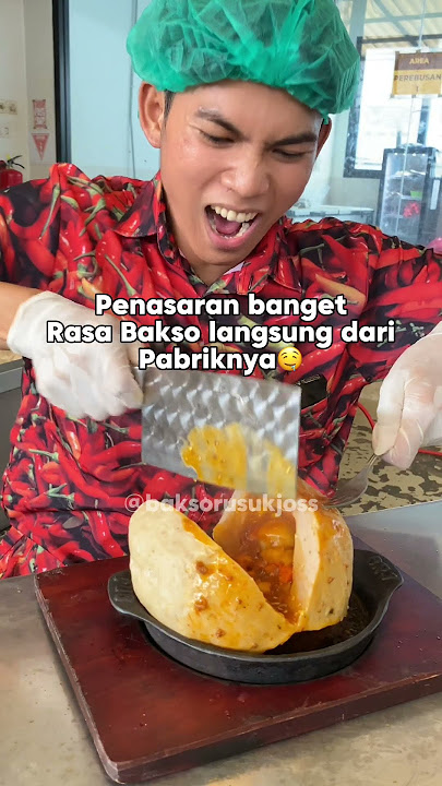 nyobain bakso lava langsung dari Pabriknya 😍 gimana Kira-kira rasanya?? #baksorusukjoss #baksolava