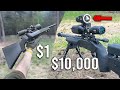 $1 Temu Sniper VS $10,000 CARBON FIBER SNIPER - Shocking Results