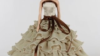 Вечернее платье для куклы Барби