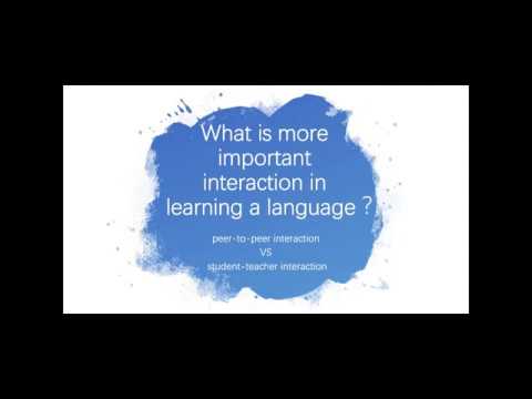 teacher-student interaction vs peer-to-peer interaction