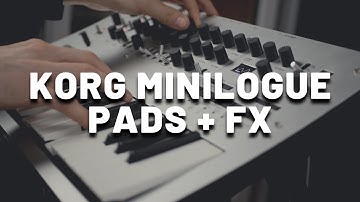 Korg Minilogue Pad Sounds + Valhalla DSP | Analog Synth Demo (No Talking)