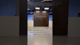 Mindbridge Job Criteria, hiring process aur salary ka full scene aj k vlog mai! 💼🔥 #shorts #viral