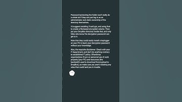 Is there a way I can password protect a dropbox directory on my work pc? #shorts