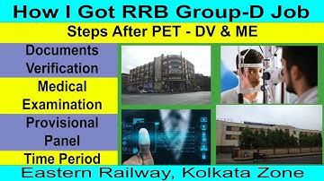 RRB Group-D Exam || Steps After PET || Documents Verification & Medical Examination || 2023
