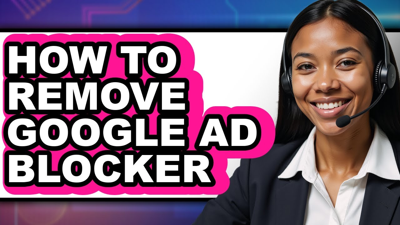 How to Remove Google Ad Blocker - Step by Step - YouTube