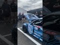 Drift cars at race track