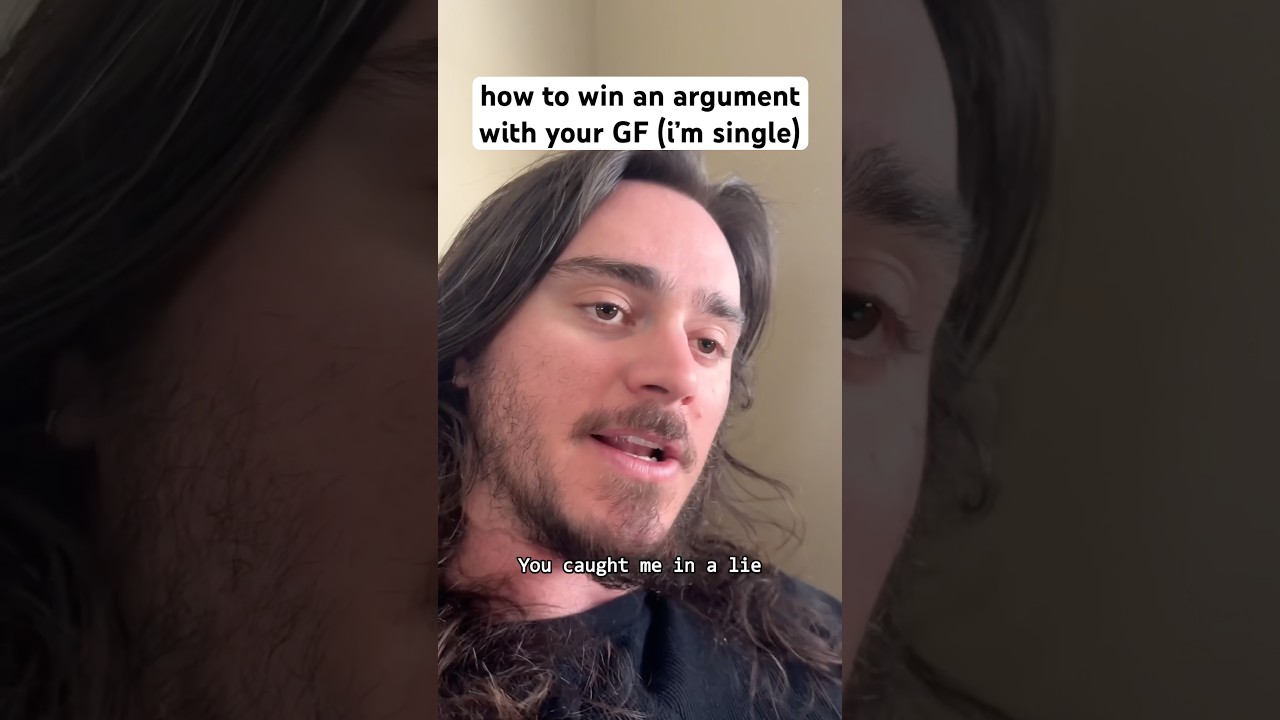 how to win an argument with your girlfriend #shorts #comedy #funny