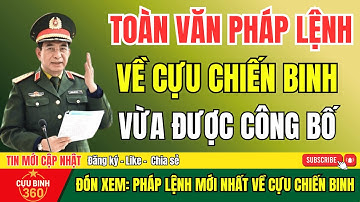 TIN NÓNG! Pháp Lệnh Cựu Chiến Binh Việt Nam Vừa Ban Hành – Nội Dung Khiến Ai Cũng Bất Ngờ!