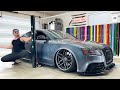 This BAGGED Audi S5 Goes CRAZY In A FRESH NEW LOOK