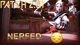 Valorant Patch 2 01 Jett nerfed & Split Map Overhaul