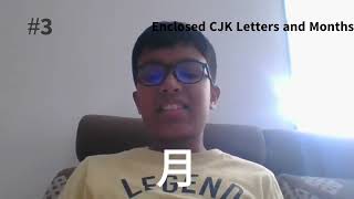 Hangul series episode 3 - Unicode Blocks where Hangul Appears