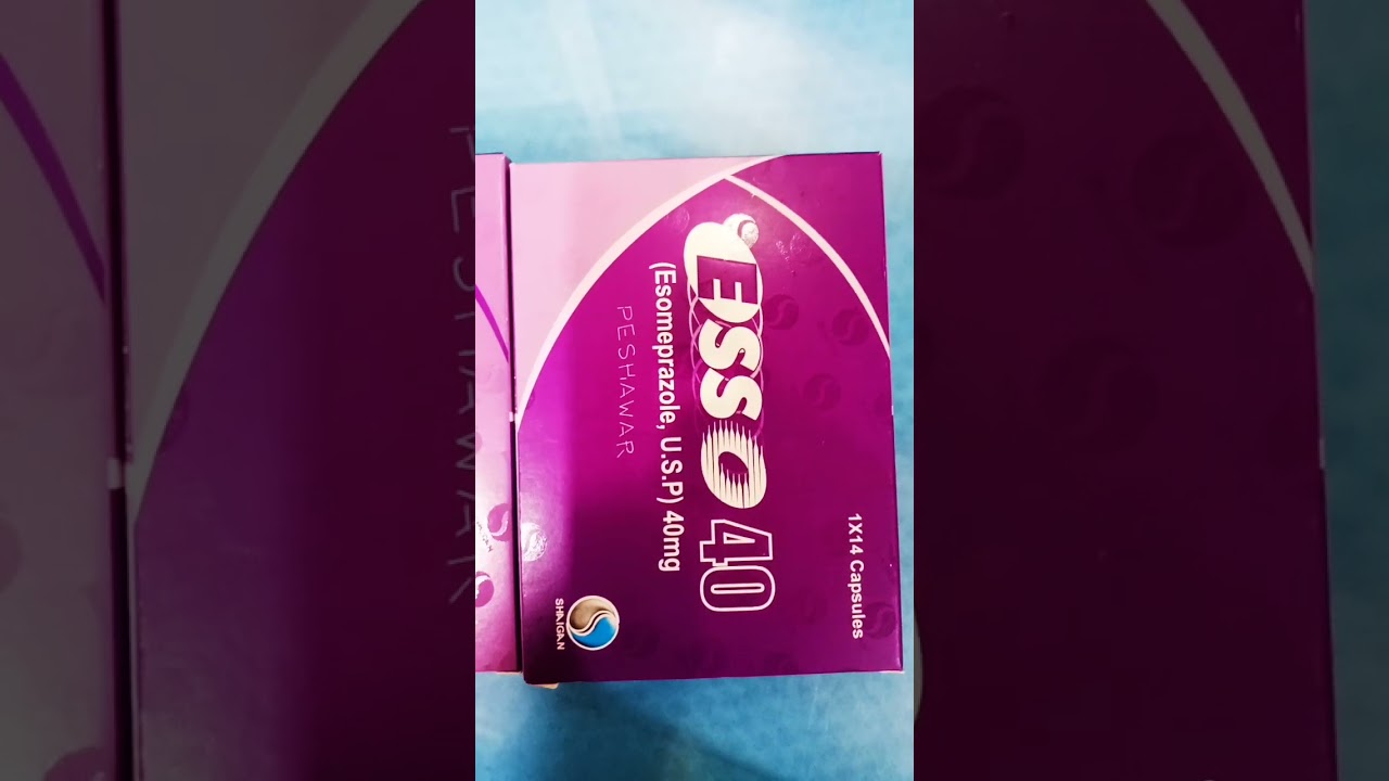 Cap esso 20 mg and 40 mg (esomeprazole) Uses,side effects  
