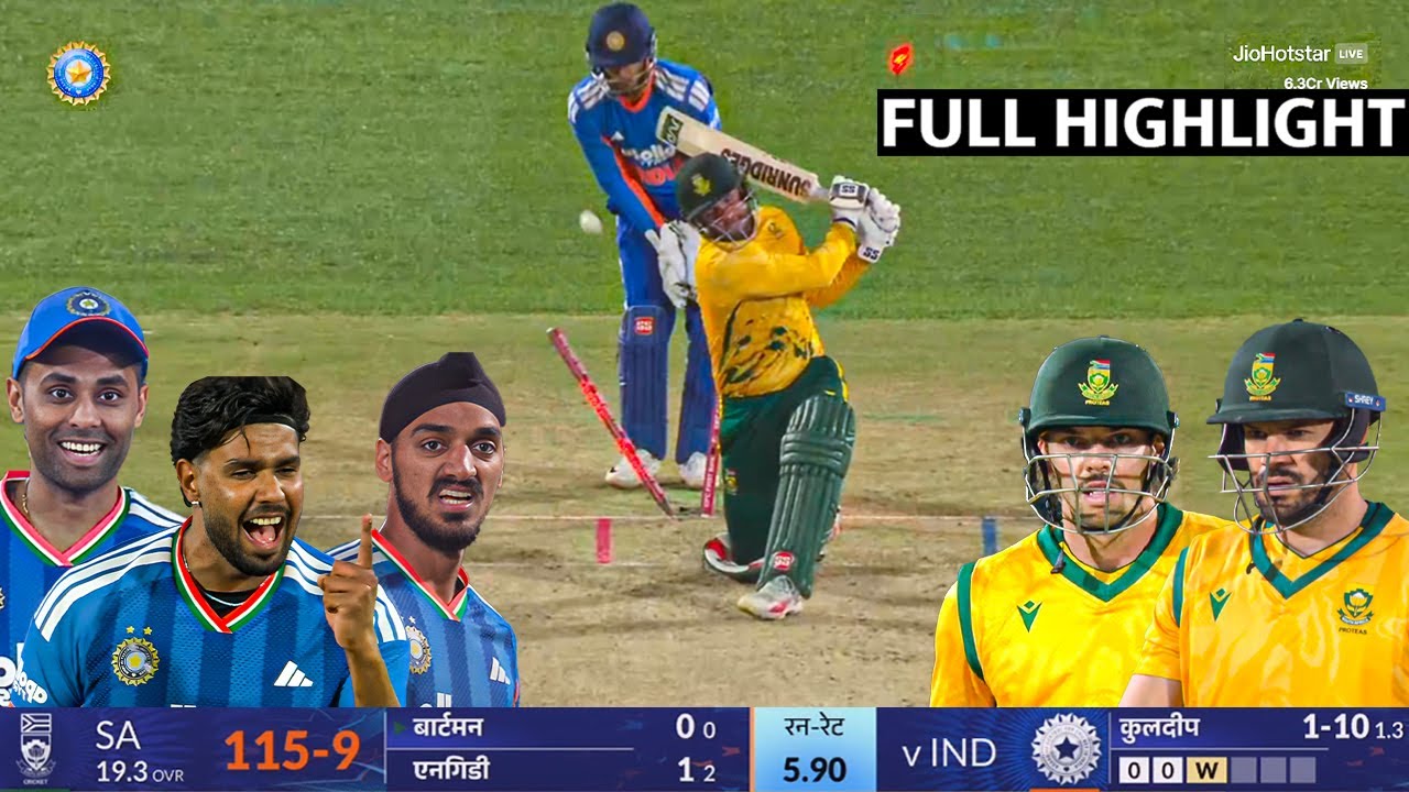 Ind vs Sa 3rd T20 Match Full Highlights l India vs South Africa 3rd T20 Match Full Highlights 2025